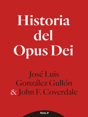 cover image of Historia del Opus Dei